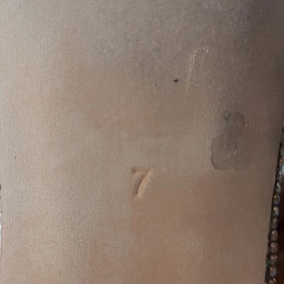 Matisse Roxy Rhinestone Ballet Flats With Bow Detail Square Toe Size 7 - Picture 3 of 8